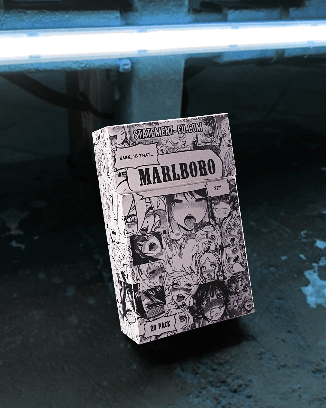 Hentai anime cigarettes front view